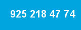 925 218 47 74 925 218 47 74